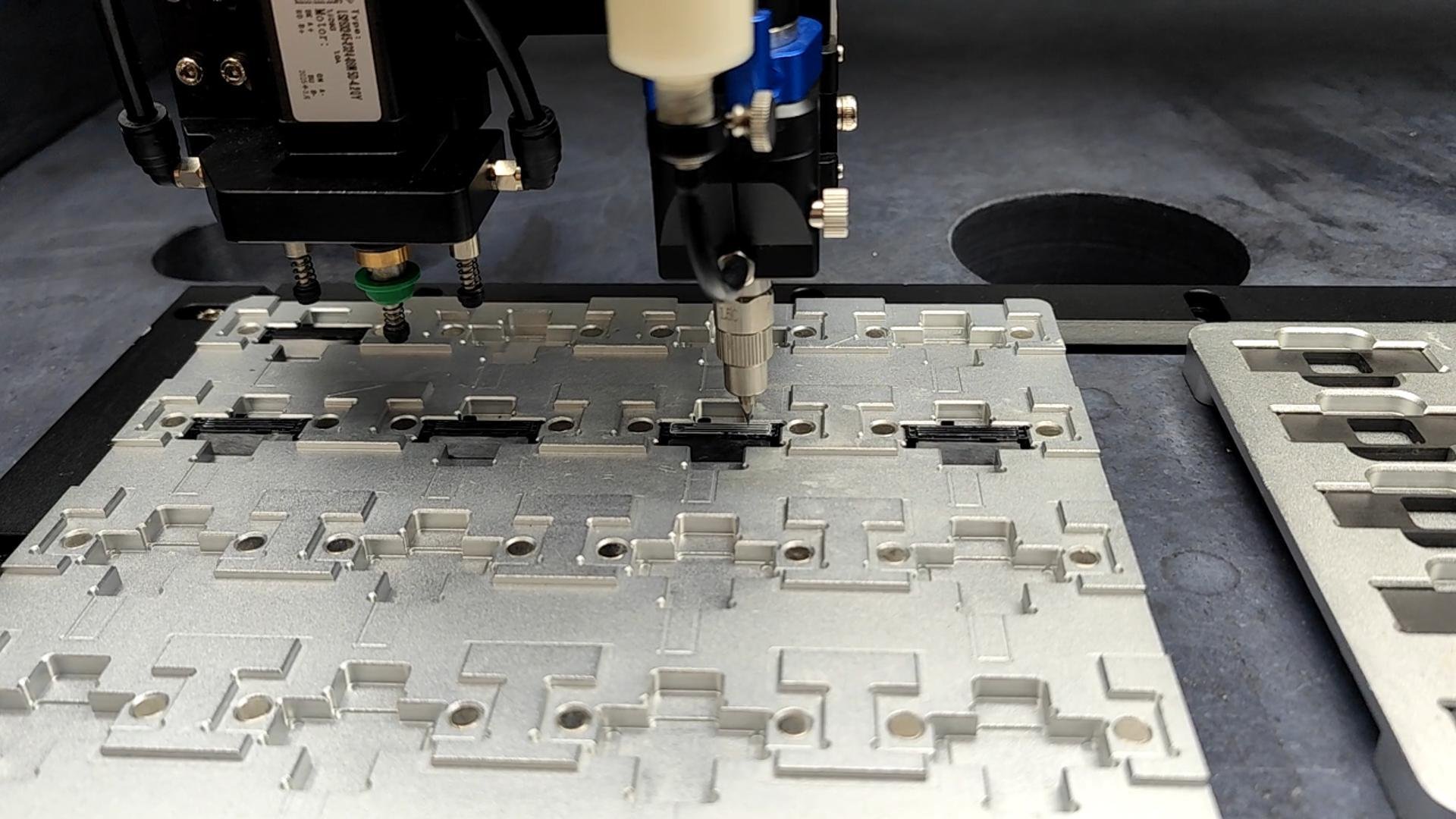 Precision Dispensing and Bonding for Shaver Components