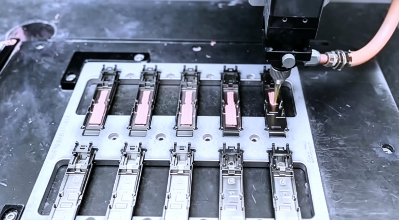 Inline Vision Dispensing Machine for Housing Sealing and Thermal Conductive Adhesives