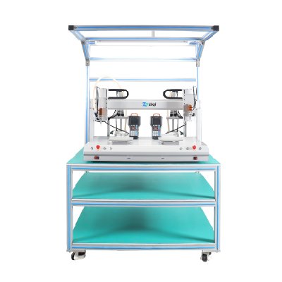 Dual-Station Dual-Platen Automatic Dispensing Machine